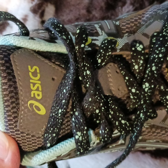 ASICS Gel Venture-6 Mint Green/Grey Tennis Shoes Sz 7.5 - Picture 11 of 14